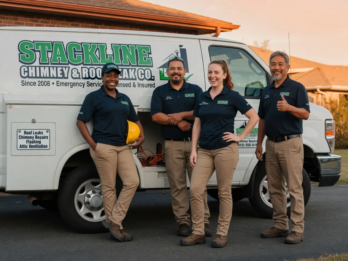 Chimney flashing repair company in Clarington, OH